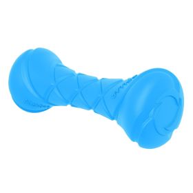 Dog Fetch Toy Outdoor Barbell Dog Toy for Small Medium and Large Breed Dogs Floating Dog Toy Blue Color