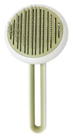 Pet Life 'Concepto' Modern Bristle Grooming Pet Deshedder Comb (Color: green)